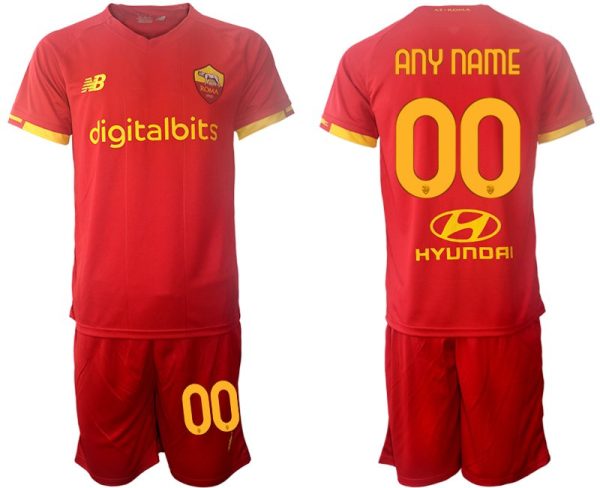 AS Roma Herren Heimtrikot 2022 Fußballtrikot Kurzarm rot - Obrázek 2