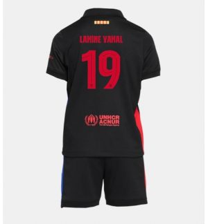 Fußballtrikot Kaufen Kinder FC Barcelona Auswärts Trikotsatz 2024-25 Lamine Yamal 19