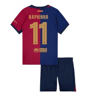 Günstige Trikots Kinder FC Barcelona Heimtrikot 2024-25 Raphinha Belloli 11