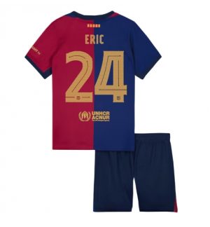 Kinder FC Barcelona 2024-25 Heimtrikot Fußballtrikots im Sale Eric Garcia 24