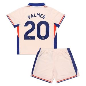 Billige Trikots Kinder Chelsea Auswärts Trikotsatz 2024-25 Cole Palmer 20