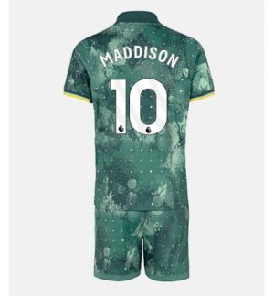 Kindertrikot Tottenham Hotspur Ausweich Trikotsatz 2024-25 Grün James Maddison 10