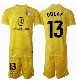 Günstige Fußballtrikots Atletico Madrid Torwart 3rd trikot Kinder 2024-25 Jan Oblak 13